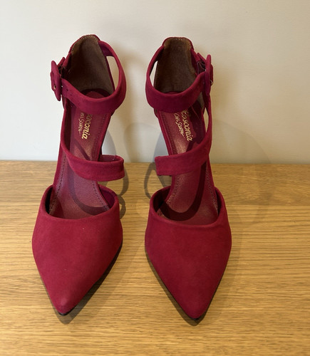 Carl scarpa fushia pink suede - fushia,
