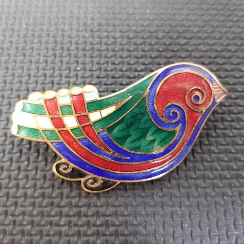 Bird cloisonne guilloche - bird, cloisonne/guilloche