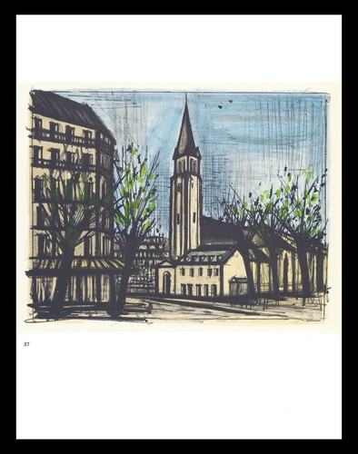 1967 bernard buffet lithograph - buffet,