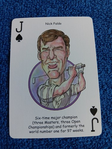Nick faldo card - card, 2026