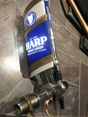 Harp lager pump topper - lager, and