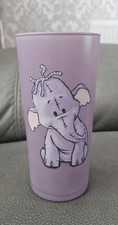 Lumpy Elephant Disney Store Glass Tall Tumbler Rare Winnie The Pooh Heffalump