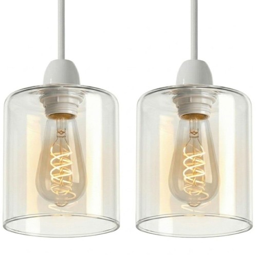 Pack vintage clear glass - 2,