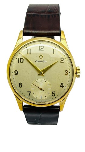 Vintage omega 9ct solid gold - vintage,