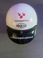 Sparco White Racing Driving Helmet ECE-R 22.05 XS53-54 Size XS - Club J1 Casco