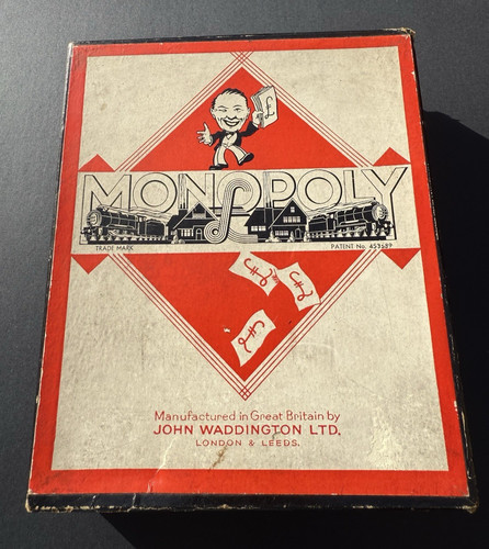 Vintage waddingtons monopoly - vintage,