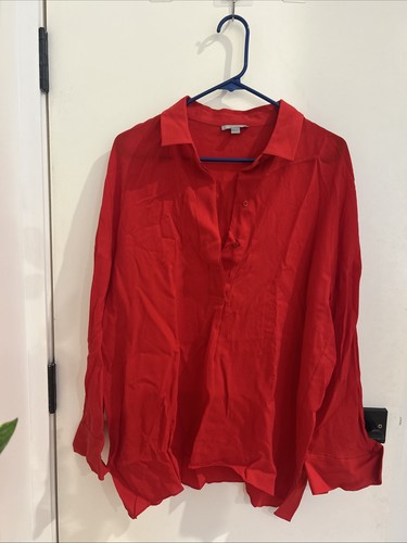 Cos red blouse - cos,