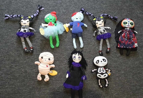 Halloween dolls hand made - halloween,