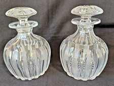 Pair of Art Deco Cut Glass