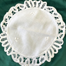 Lace Border Round Doilies [ 4