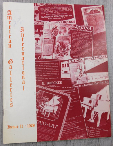 Vintage music box - vintage, catalogue