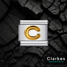 Italian Gold LETTER Charms