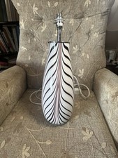 A very nice vintage Glass table Lamp 