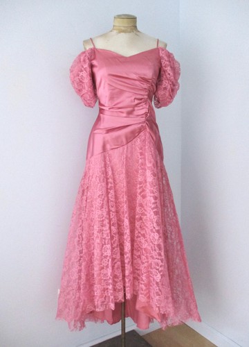Vtg 80s rose pink - 80s,