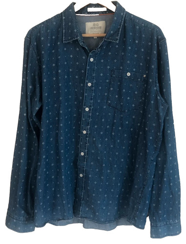 Crosshatch men denim shirt - men's,
