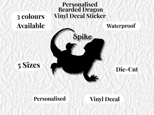 Personalized bearded dragon - bearded,