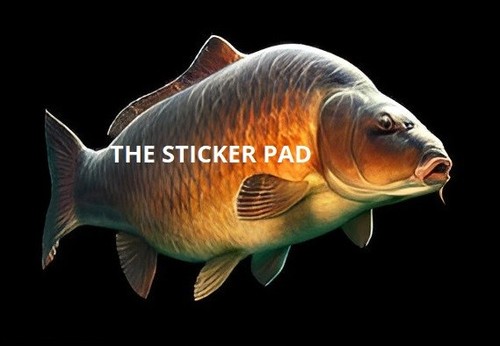 Vinyl sticker carp coarse - -,