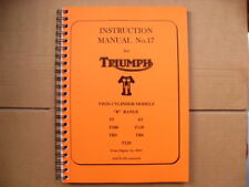 TRIUMPH PRE-UNIT WORKSHOP