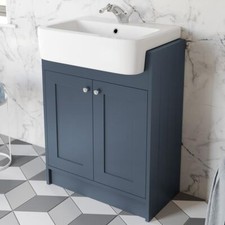 Blue Traditional Freestanding