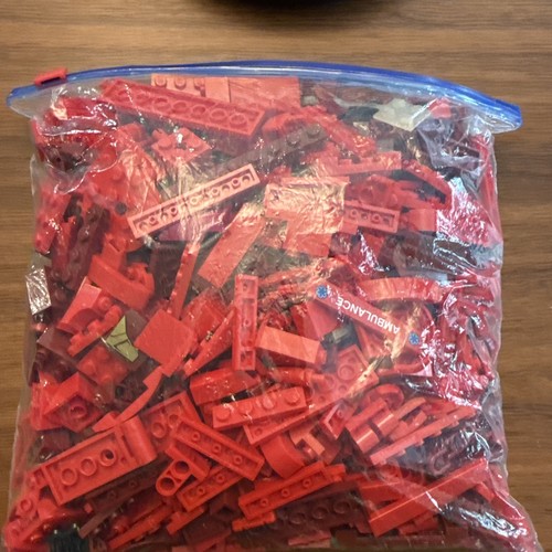 Lego genuine red - red, 615g