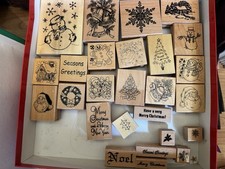 Christmas/other Wooden Stamps