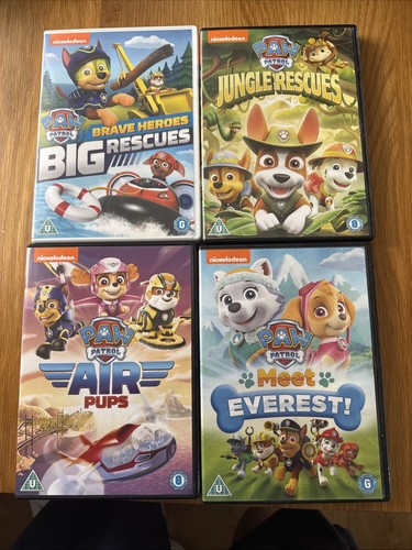 Paw patrol dvd bundle - dvd, x4