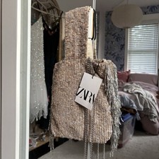 Zara Sequined Fringe Mini