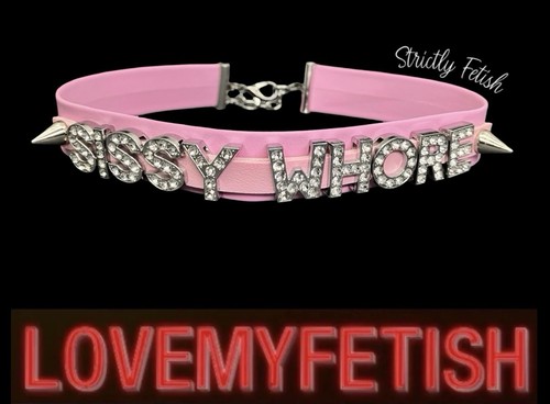 Sissy slave choker necklace - choker,