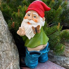 Garden Gnome Statue Decor Funny Pants Down Gnomes Lawn Yard Ornaments Gifts