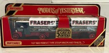 Steam wagon & trailer + 1912 Simplex vintage diecast models Matchbox fun