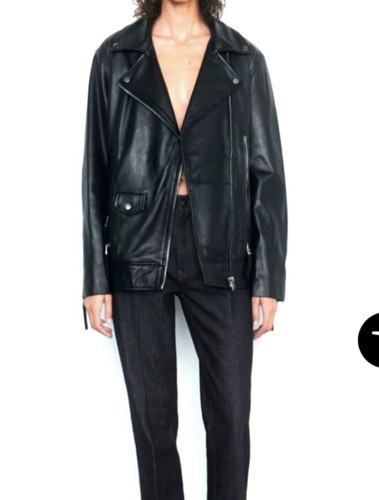 Zara lamb leather - leather, moto