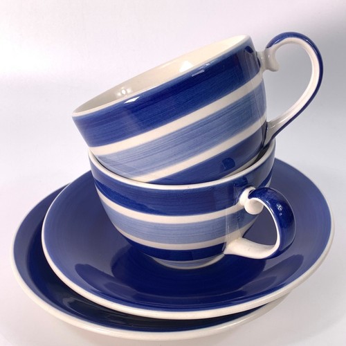 Whittard blue white stripe cup - whittard,