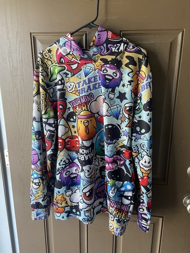 Graffiti doodle hoodie gugu - graffiti,