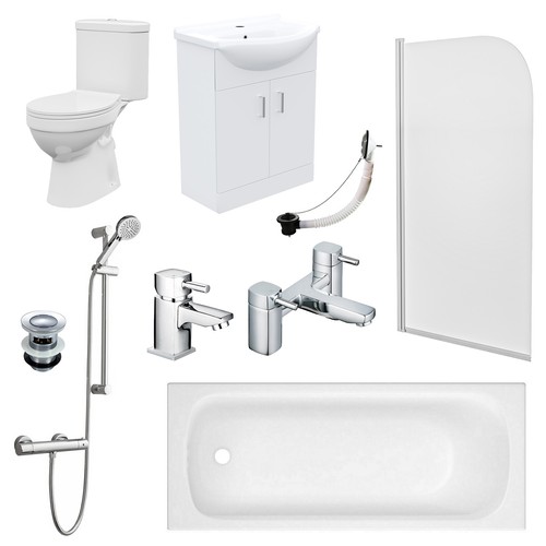 Bath suite 1600mm bathtub with - suite,