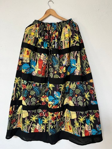 Indian cotton black frida - cotton,
