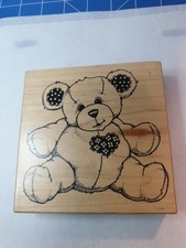 PSX Rubber Stamp- Large Heart Bear