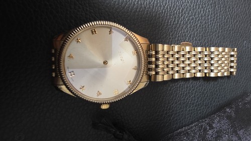 Vintage gucci ladies gold - gold, tone