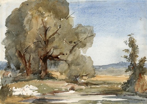 Impressionist countryside - impressionist,