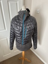 Men’s Grey Montane Pertex Hi Q Primaloft Padded Smock Size Large 