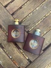 Vintage Parfum Collectible Bottles Empty Opium Yves Saint Laurent Set Of 2