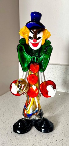 1940s murano glass clown - 1940s,