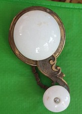 Brass And Porcelain Servants