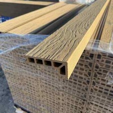 🔥NEW🔥BEIGE DRIFTWOOD STYLE WOODGRAIN COMPOSITE DECKING STEP EDGE 3.6M | EDGING
