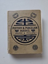 A Manual Of Marks Pottery & Porcelain  Hooper & Phillips 1907 Antique Book Poor