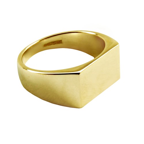 9ct yellow gold - yellow, signet