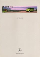 Mercedes-Benz V-Class 1998-1999 German Market Brochure Trend, Fashion & Ambiente