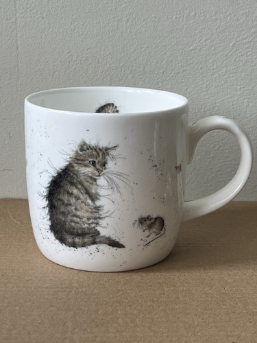 Royal worcester mug cat - royal,