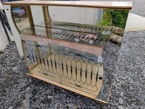 Vintage 1950s 1960s - , mirrored