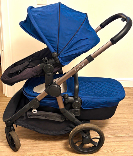 Double icandy pram pushchair - double,