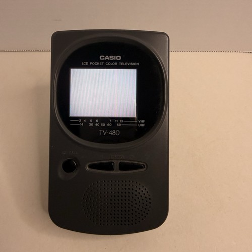 Vintage casio 480b - tv-480b, lcd